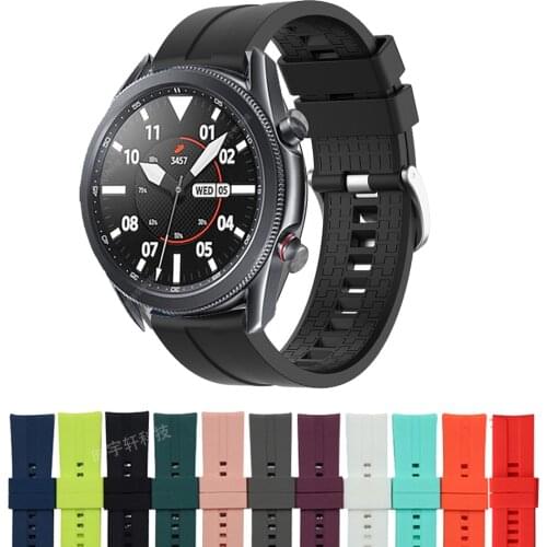 For Samsung galaxy watch 3 45mm Strap Men watchbands Sport Bracelet 22mm Watch band For galaxy watch 46mm