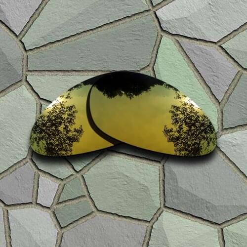 Yellow Golden Sunglasses Polarized Replacement Lenses for Oakley Minute 1.0