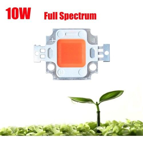 10PCS /LOT 45mil 10W high power full spectrum 380~840nm SMD LED grow Chip EPISLEDS Light Lamp for plant grow