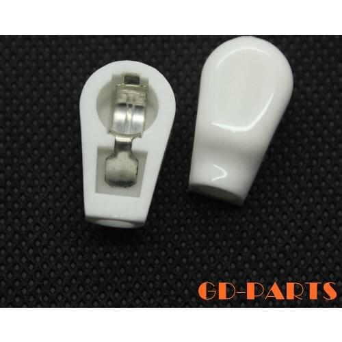 10PCS Ceramic 1/4" 6.4mm Vacuum Tube Anode Cap Grip Plate Cap for EL504 FU-519 EF37 Vintage amplifier DIY