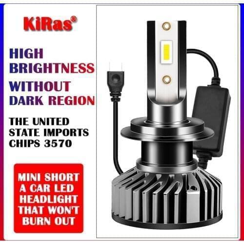 3000K Golden Yellow H1 H3 Led Headlight Bulbs H7 LED Car Lights H4 H11 HB3 9005 HB4 9006 H13 55W 12V 18000LM Auto Headlamps