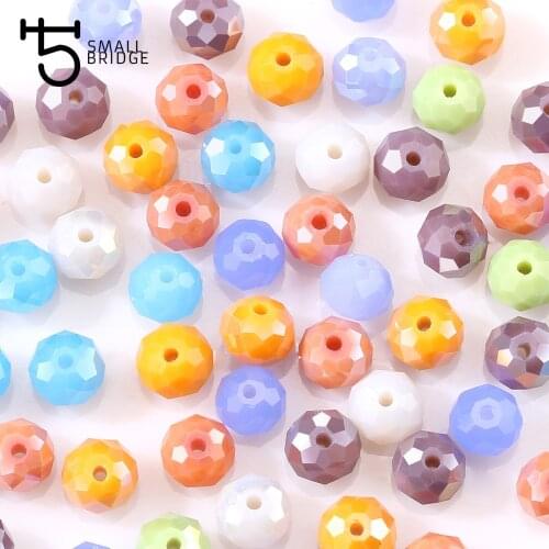 4mm Austria Mixed Colorful Rondelle Crystal Beads for Jewelry Making Wome Diy Bracelets Pearls Loose Facet Glass Beads Z180