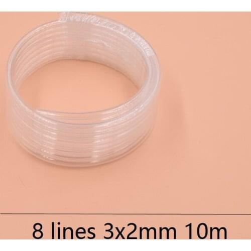 8 Lines eco solvent printer ink tube 3X2MM for Epson Allwin Mimaki Roland Mutoh ink hose 10M/lot Large ink supply ink system