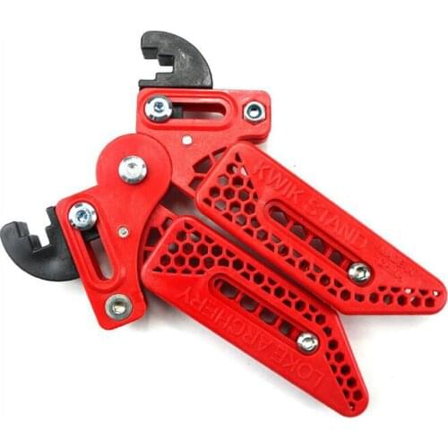 9 Colors Bow Stand Scissor Shape Kick Stand Holder Adjustable Length Compound bow Universal For Archery Hunting Accessories