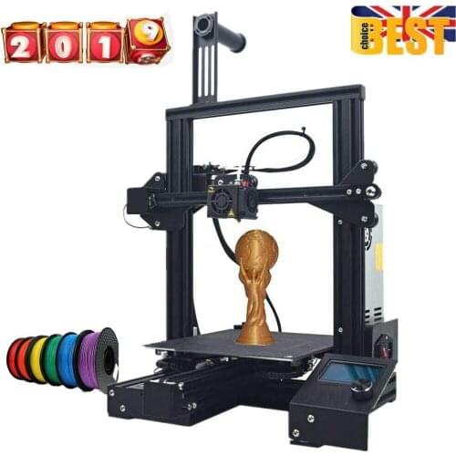 A13 3D Printer Mean Well Power Aluminum DIY DC 24V 220x220x250mm +1 PLA Filament