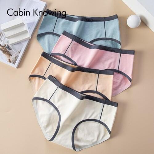 ATOXY New 2021 Autumn/Winter Ladies Triangle Skin-friendly Trend Comfortable LOGO Mid-waist Panties Women Underwear Set 10Pcs