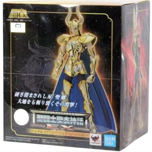Bandai Saint Cloth Myth EX Golden Saint Capricorn Saint Seiya Shura Rebirth Edition Action Figurals Brinquedos Model