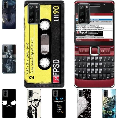 For Blackview A100 2021 6.7 inch Phone Cases Soft TPU Mobile Cover Cute Fashion Cartoon Painted Shell Bag