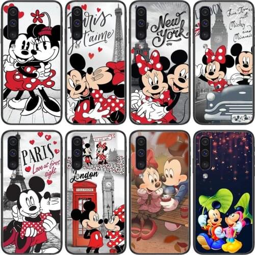 Disney Phone cover hull For SamSung Galaxy S 8 9 10 20 21 S30 Plus Edge E S20fe 5G Lite Ultra black soft