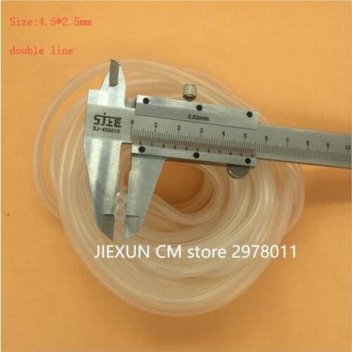 Double line solvent resistant soft silicone ink tube tubing for Mutoh RJ900C VJ1604W epson 7880 9880 DX5 pump assembly hose pipe
