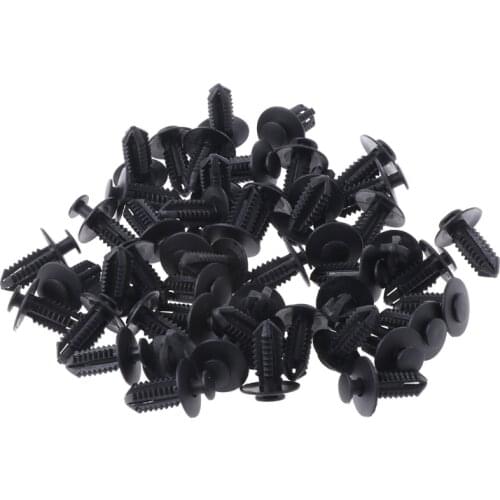 50 Pcs Car Auto Push Type Bumper Fender Retainer Fasteners Clip For BMW Mercedes W91F