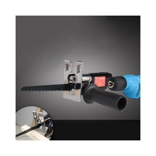 Hot Sale Reciprocating Saw Attachment Change Electric Drill Into Reciprocating Saw Jig Saw Metal File For Wood Metal Cutting