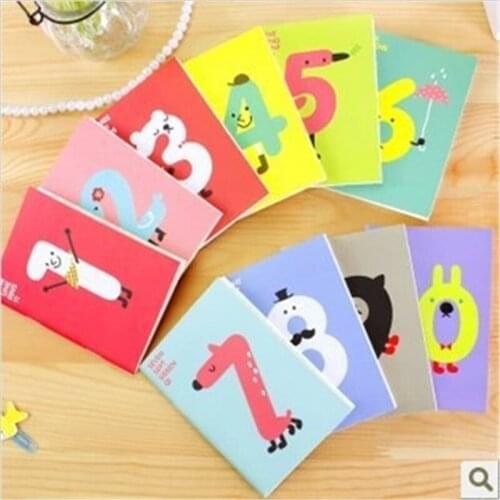 DL F013 Korean creative stationery cute cartoon colorful notebook small notebook Stationery office supplies for students