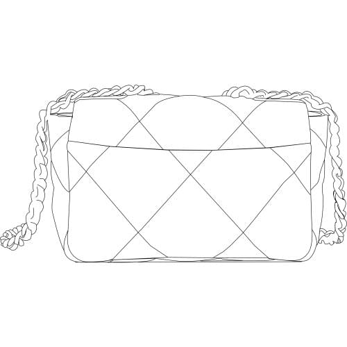 Super Quality Designer Brand 2020 21 Goat Skin 19 Fashion Lady Explosion Da Lingge One Shoulder Diagonal Span Portable FLAP Bag