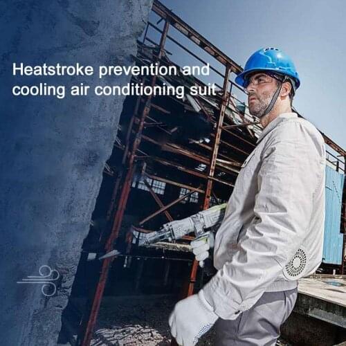 New Listing Summer USB Mini Fan Fashion Refrigeration Top Men Women Air Conditioning Outdoor Fast Cooling Outer Camping Jacket