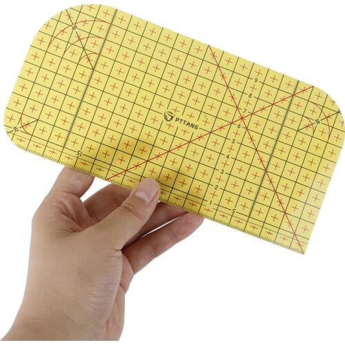 1PCS Ironing Ruler Measuring Tool Hot Patchwork Tailor Craft Cloth Cutting Rulers Patchwork Ruler Quilting Rule
