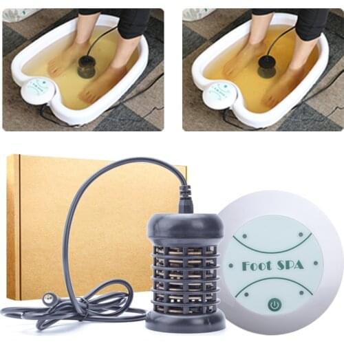 Foot Massage Machine Ion Foot Bath Detox Machine Ion Cleanse Detox Foot Spa Bath Ionic Aqua Cell Spa Machine For Healthy Care