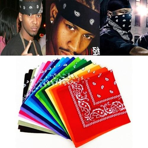 2019 Brand Unisex Hijab Scarf Men Hip Hop Bandana Women Black Scarf Men Black Hair Head Scarf Paisley Sjaal