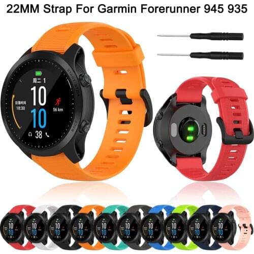 New Fashion Sports Soft Silicone Watch Band Bracelet Strap For Garmin Forerunner 945 935 Fenix 6 5 Plus Replacement Wristbands