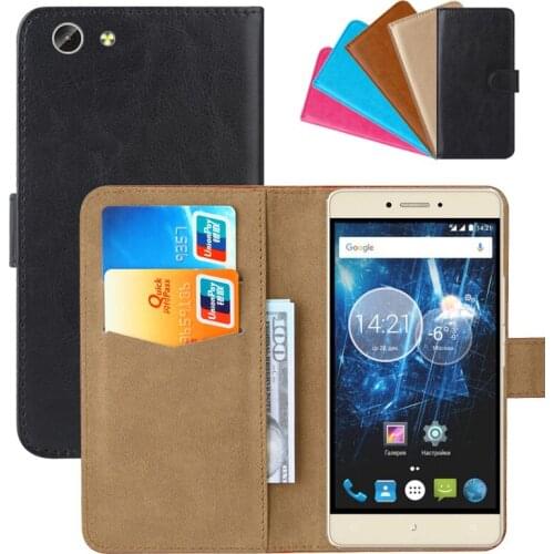 Luxury Wallet Case For Highscreen Power Ice Max PU Leather Retro Flip Cover Magnetic Fashion Cases Strap