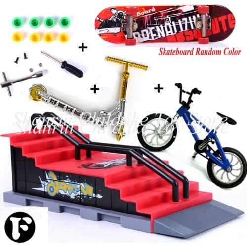 Skate Park Skating Site For Fingerboard Finger Bike Finger Scooter Ultimate Parks Boys Games Adult Novelty Items Children Toys