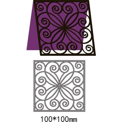 Flower heart Frame Metal Cutting Die hollow Stencil for Paper Card Decor Craft Scrapbooking Stamps Album Embossing new fashion