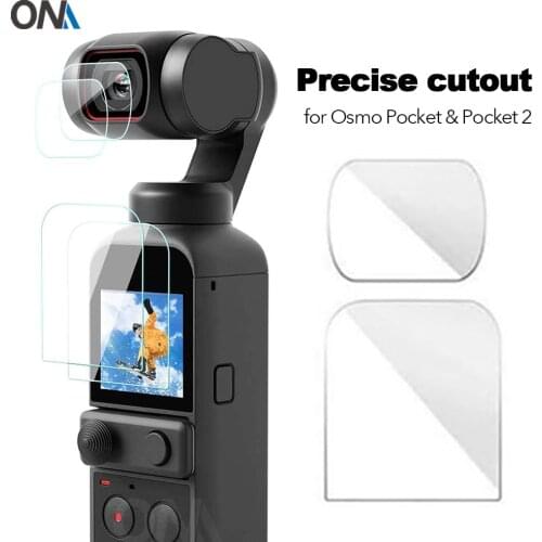 DJI Osmo Pocket 1 & 2 Screen Protector Accessories Lens Protective Film Gimbal Cover for DJI Osmo Pocket 2 Action Camera
