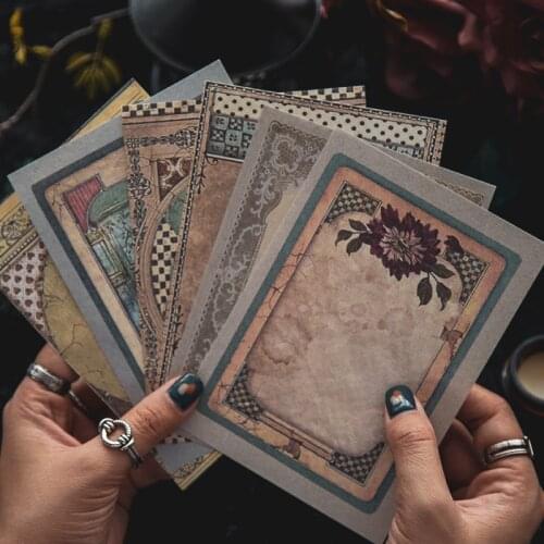 30 pcs Vintage Frame Special paper notes Junk Journal Planner Craft Paper Scrapbooking Vintage Decorative Material Paper Card