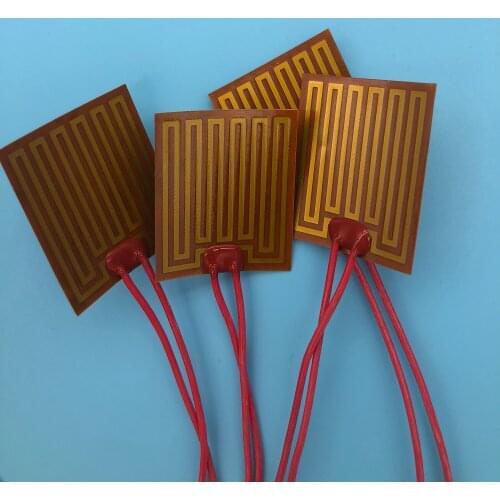 32.5x90mm 10W 12V DC Flexiable Eeletric Polyimide Film Heater Heating element for Electrical Wires