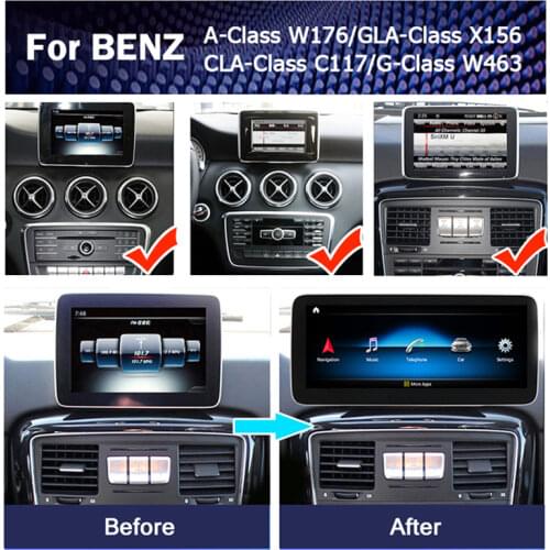 Car Android Internet Multimedia Navi For Mercedes Benz GLA 180 200 220 250 450 MB X156 NTG GPS Audio CarPlay 360 Bird View