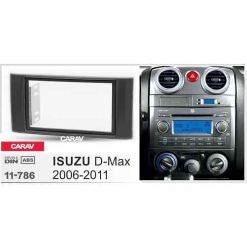 CARAV 11-786 Top Quality Radio Fascia for ISUZU D-Max 2006-2011 Stereo Fascia Dash CD Trim Installation Kit