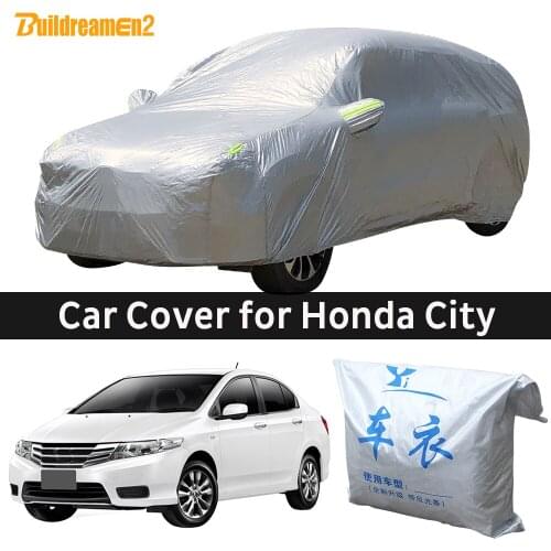 Full Car Cover Outdoor Anti-UV Sun Shade Rain Snow Frost Dust Protection Cover For Honda City Grace Ballade