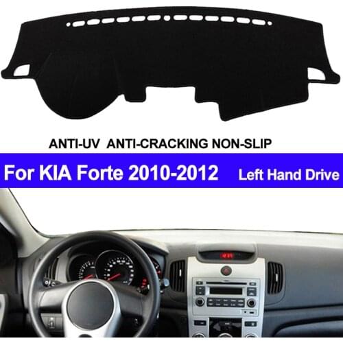 TAIJS Car Dashboard Cover For KIA Forte 2010 2011 2012 Automobile Dash Mat Dashboard Pad Carpet Anti-UV Anti-slip Car Styling