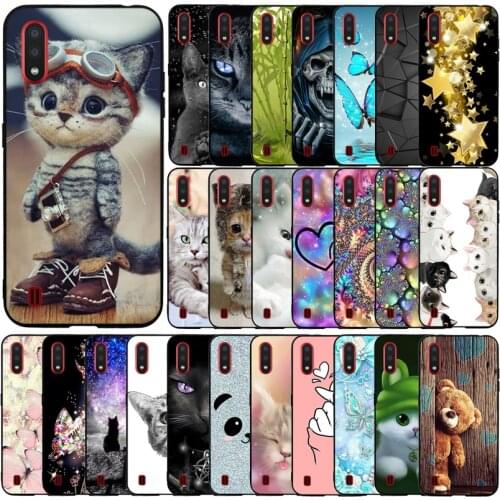 Case For Samsung A01 Case Cover Soft Silicone Coque Bumper On For Samsung Galaxy A01 GalaxyA01 A 01 SM-A015F A015 A015F Copa
