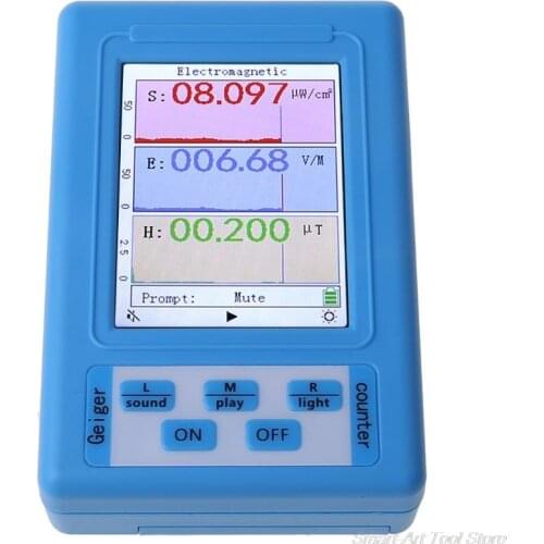 Electromagnetic Radiation Detector EMF Meter Radiation Dosimeter Monitor Tester BR-9A M06 21 Dropshipping