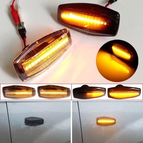 For Hyundai Coupe Elantra Getz Sonata XG Terracan Tucson i10 Flowing Water Indicator LED Side Marker Turn Signal Light Lamp