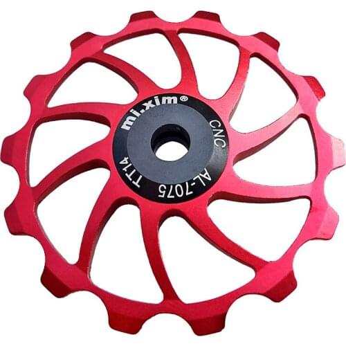 Mi.Xim MTB Road Bike Ceramic Pulley 14T Rear Derailleur Bearing Jockey Wheel Bike Guide Roller Bicycle Parts