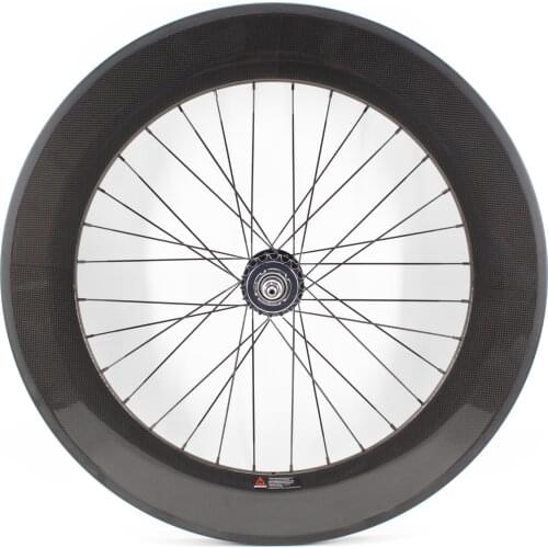 1pcs New 700C 88mm tubular rims Fixed Gear Track Road bike matte 3K UD 12K full carbon bicycle wheelsets aero spokes Free ship