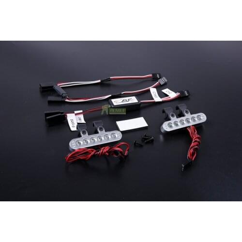 CNC Alloy Rear Lamp Tail Lamp Set Fit for 1/5 Losi 5ive-T ROVAN LT Truck Parts