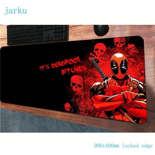 Deadpool mouse pads 900x400x2mm Boy Gift pad to mouse notbook computer mousepad wrist rest gaming padmouse gamer to mouse mat