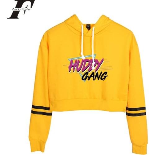 Chase Hudson Crop Hoodie Sweatshirts Women Unisex Harajuku Tracksuit Fashion Casual Women Hooded Pullovers Print Letter Full