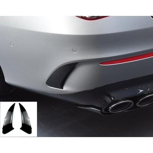 For Mercedes Benz CLA Class C118 CLA180 200 220 250 CLA45 for AMG 2020+ Car Rear Bumper Air Vent Cover Trim Stickers