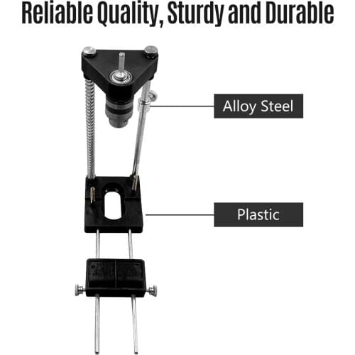 Drill Guide Woodworking Locator Drill Kit Adjustable Drilling Guide Hole Puncher Positioner for Wood Bench Drill Press Machine