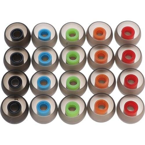 20pcs/lot In Ear Tips Earbuds Earphone Soft Silicone In-Ear Eartips/ Ear Sleeve/ Ear Tip/ Earbuds For Earphone