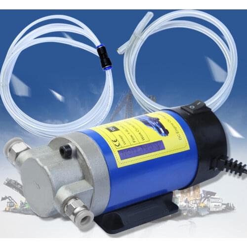 Portable 12V Oil Transfer Pump 1-4L/min Extractor Fluid Suction Electric Change Fuel Pump Siphon Tool for Car Motorcycles Boats