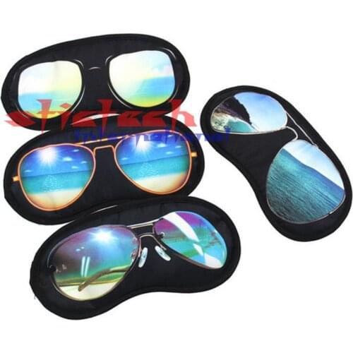 By dhl or ems 200 pieces hot sale Leisure Sleep Eye Mask Shade Protector Cover Eyepatch Blindfold Shield Soft Travel Sleeping