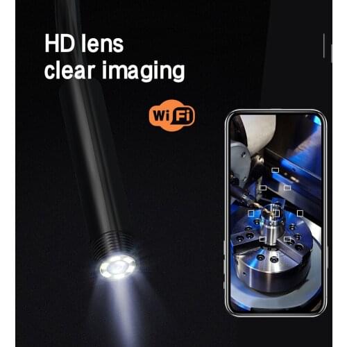 Inskam 080P 5M WiFi Connection Industrial Endoscopic Electronic Camera High Definition Camera 8mm Lens Built-in IPEX Antenna