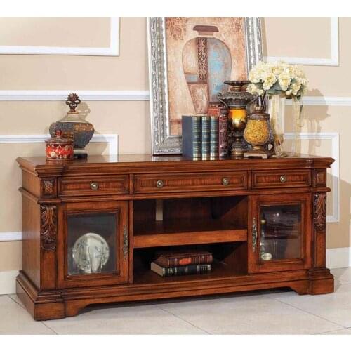 Simple TV wall stand wood TV cabinet modern cheap cabinet TV desk Mueble de TV moderno y barato GH95