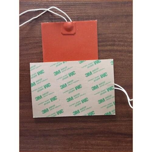 Silicone heating pad heater 24V 200W 300mmx300mm for 3d printer heat bed stampante electric heater rubber heating Warming