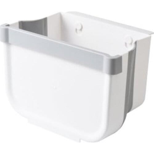 Folding Waste Bins Kitchen Garbage Bin Foldable Car Trash Can Wall Mounted Trash Can for Bathroom Waste Storage Bucket